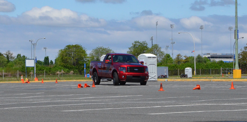 Illustration for article titled We Took A Ford F-150 Autocrossing And We Didn't Die